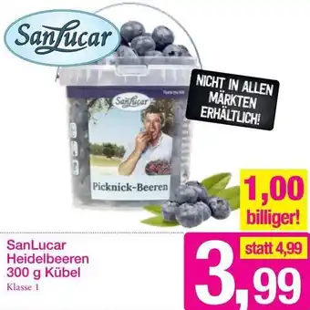 Sutterlüty SanLucar Heidelbeeren 300g Angebot