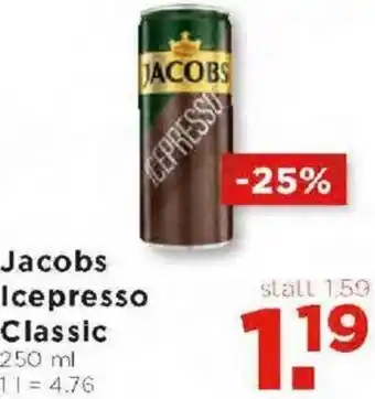 Unimarkt Jacobs Icepresso Classic 250ml Angebot