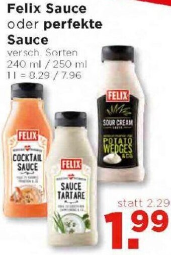 Unimarkt Felix Sauce Oder Perfekte Sauce Angebot