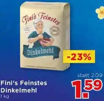 Unimarkt Fini's Feinstes Dinkelmehl 1kg Angebot