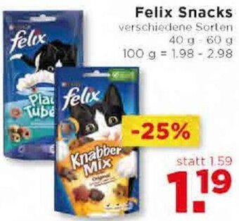 Unimarkt Felix Snacks Angebot