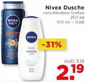 Unimarkt Nivea Dusche 250ml Angebot