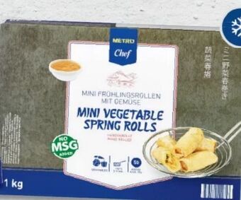 Metro Frühlingsrolle Gemüse Mini Angebot