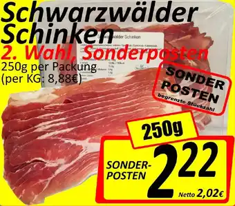 Wurstico Scwarzwälder Schinken 250g Angebot