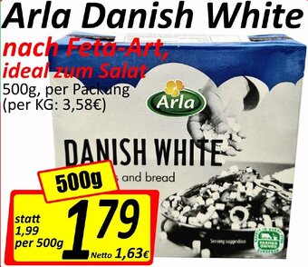 Wurstico Arla Danish White 500g Angebot