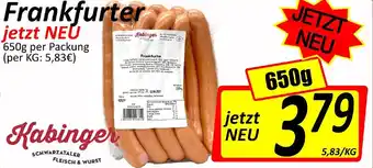 Wurstico Frankfurter 650g Angebot