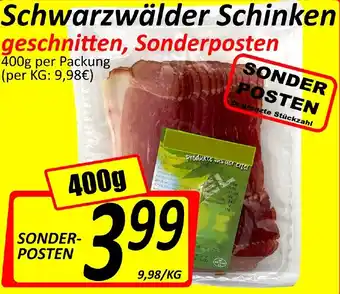 Wurstico Scwarzwälder Schinken 400g Angebot
