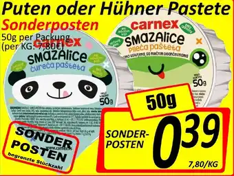 Wurstico Puten Oder Hühner Pastete 50g Angebot