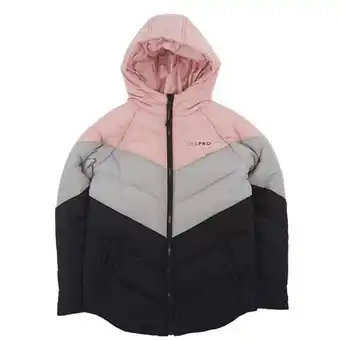 Sports Direct Usa pro colour block puffer jacket junior girls Angebot