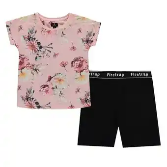 Sports Direct Firetrap boyf t shirt set infant girls Angebot