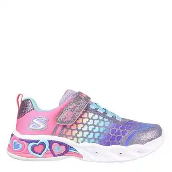 Sports Direct Skechers heart light up trainers girls Angebot