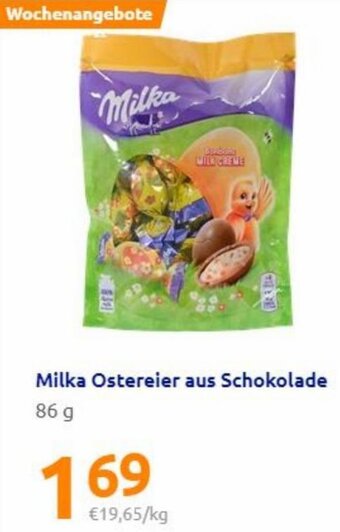 Action Milka Ostereier Aus Schokolade 86g Angebot
