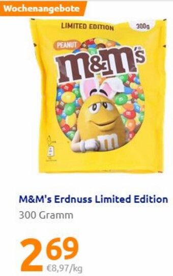 Action M&M's Erdnuss Limited Edition 300g Angebot