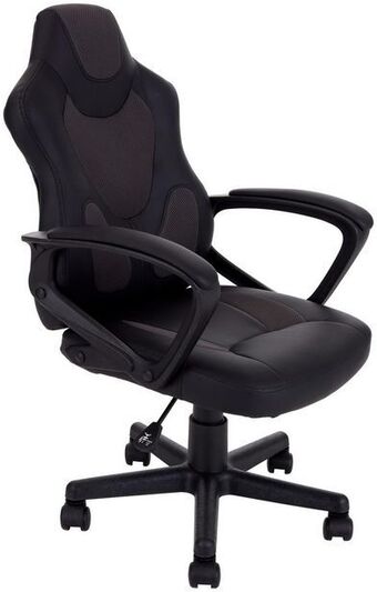 Möbelix Gaming stuhl racer junior mit armstützen, schwarz Angebot