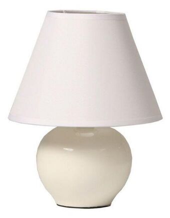 Möbelix Tischlampe cindy cremefarben mit kugel-keramikfuß Angebot