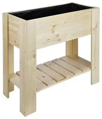 Möbelix Hochbeet holz mit ablagefläche lxbxh: 86,8x40x80 cm Angebot