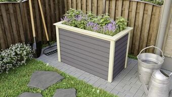 Möbelix Hochbeet holz terragrau bxhxt: 133x82x69 cm Angebot