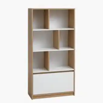 JYSK Bücherregal billund weiß/eichespare 21% Angebot
