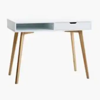 JYSK Schreibtisch tamholt 50x100 weiß/natur Angebot