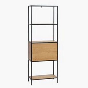JYSK Regal trappedal 2 schubl. schwarz/eiche Angebot