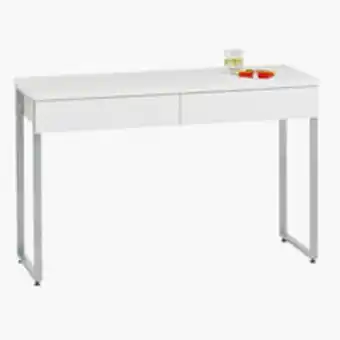 JYSK Schreibtisch stege 40x120 weiß hochgl.spare 22% Angebot