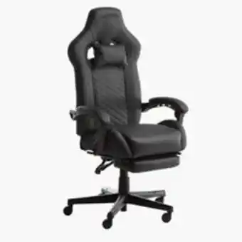 JYSK Gaming-stuhl hallum m/fußstütze schwarz Angebot