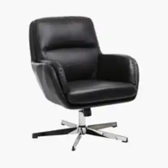 JYSK Sessel thisted schwarz/gebürstetes chromspare 25% Angebot