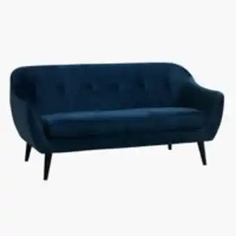 JYSK Sofa egedal 2.5-sitzer dunkelblauer samtspare 31% Angebot