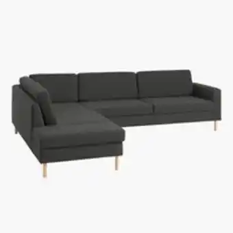 JYSK Sofa svalbard ecke off. links dunkelgrauspare 27% Angebot