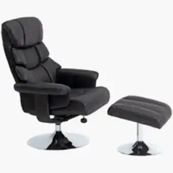 JYSK Sessel m/hocker hasselager schwarzspare 39% Angebot