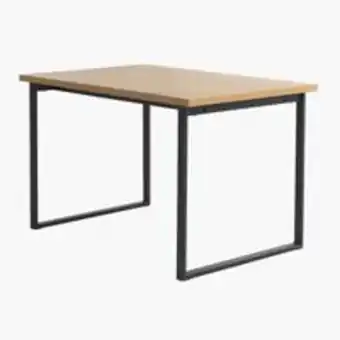 JYSK Esstisch aabenraa 80x120 schwarz/eiche Angebot