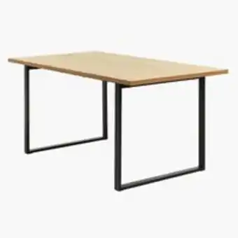 JYSK Esstisch aabenraa 90x160 schwarz/eiche Angebot