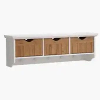 JYSK Flurregal oldekrog 3 schubl. weiß/eichespare 20% Angebot