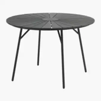 JYSK Gartentisch rangstrup ø110 schwarzspare 50% Angebot