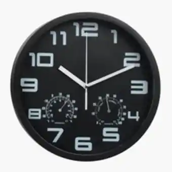 JYSK Wanduhr sejer ø25cm schwarz Angebot