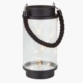 JYSK Laterne peder ø10xh20cm schwarz m/ledspare 69% Angebot