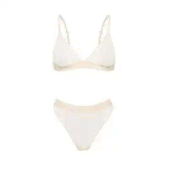Primark Austernfarbenes unterwäscheset aus eingefasstem mesh Angebot