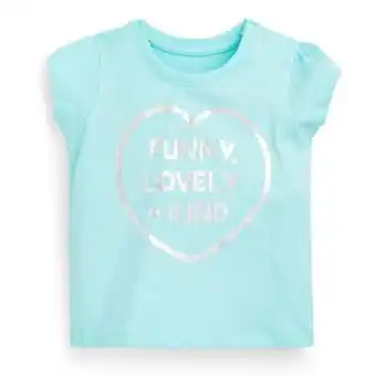Primark Türkisfarbenes t-shirt mit slogan für babys (m) Angebot