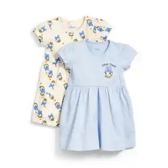 Mehrfarbige „disney donald duck“ kleider für babys (m), 2er-pack