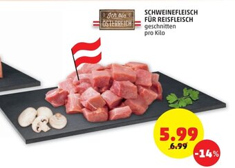 PENNY Schweinefleisch Für Reisfleisch Angebot