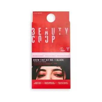 „beauty coup“ augenbrauentönungs-kit nr. 1, schwarz