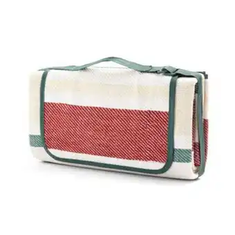 Mehrfarbige picknickdecke aus webstoff