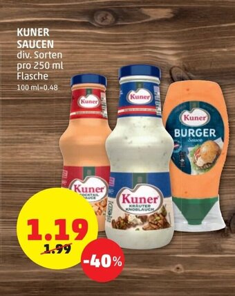 PENNY Kuner Saucen 250ml Angebot