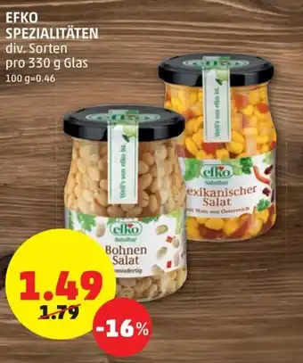 PENNY Efko Spezialitäten 330g Angebot