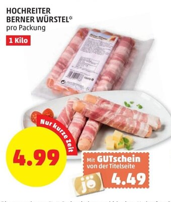 PENNY Hochreiter Berner Würstel 1 Kilo Angebot