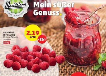 PENNY Fruchtige Himbeeren 250g Angebot