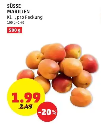 PENNY Süsse Marillen 500g Angebot