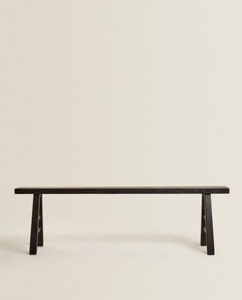 ZARA HOME Schmale sitzbank aus recyceltem holz Angebot