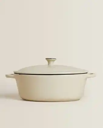 ZARA HOME Topf aus steingut mit farblich abgesetztem rand Angebot