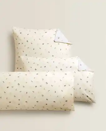 ZARA HOME Kopfkissenbezug mit dem alphabet der monster Angebot